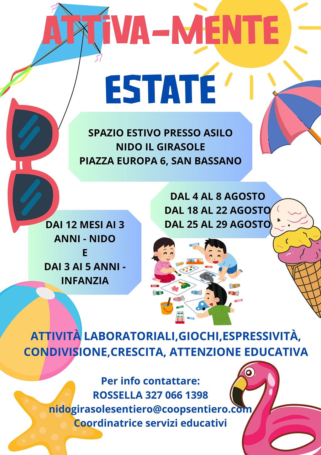 Spazio Estivo Asilo Nido GIRASOLE - Estate 2025